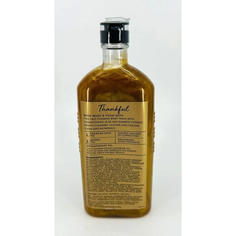 Bath & Body Works Aromatherapy Thankful Frankincense + Myrrh Body Wash Lot of 2